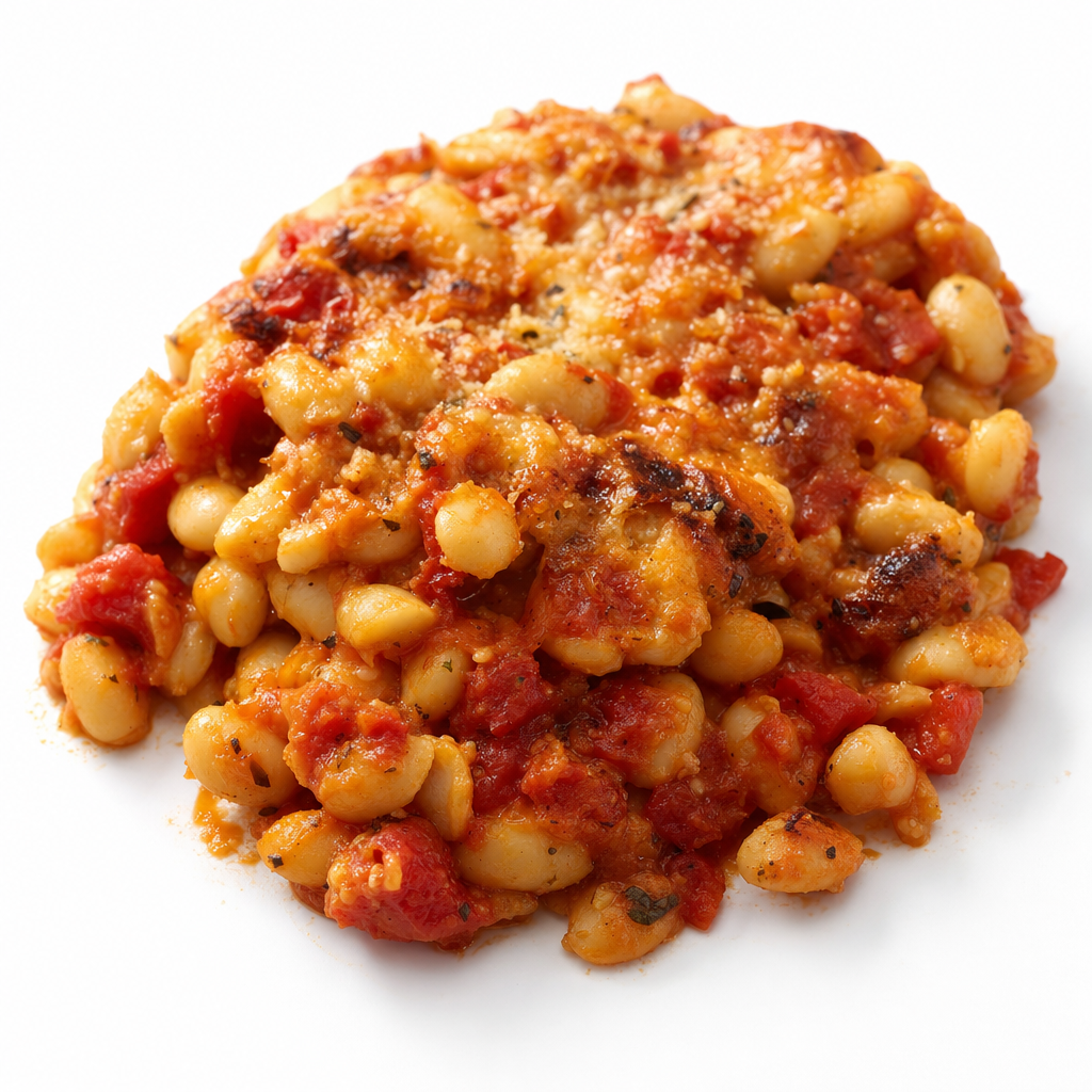 Whte Beans Eggplant & Tomato Casserole