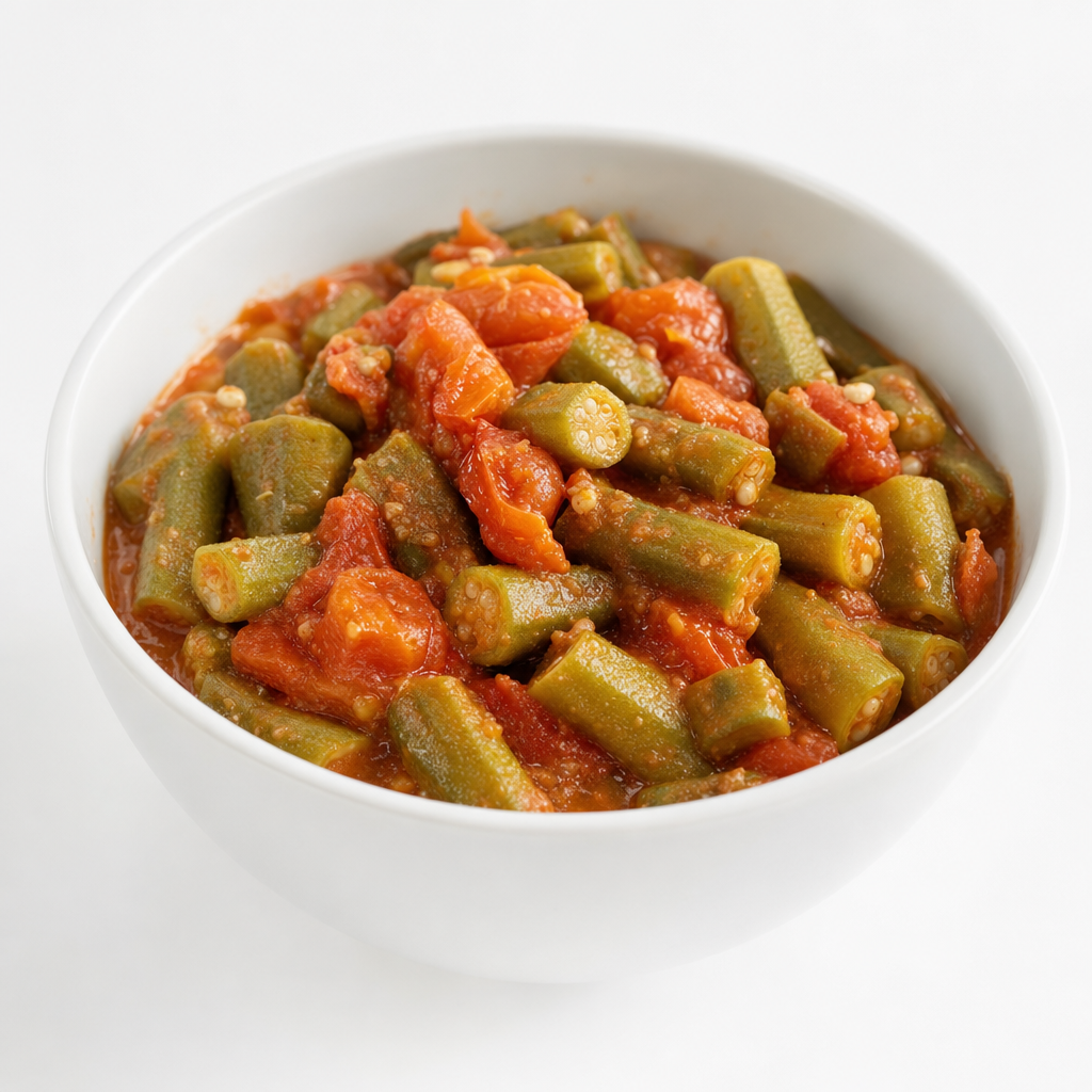 STEWED OKRA AND TOMATOES