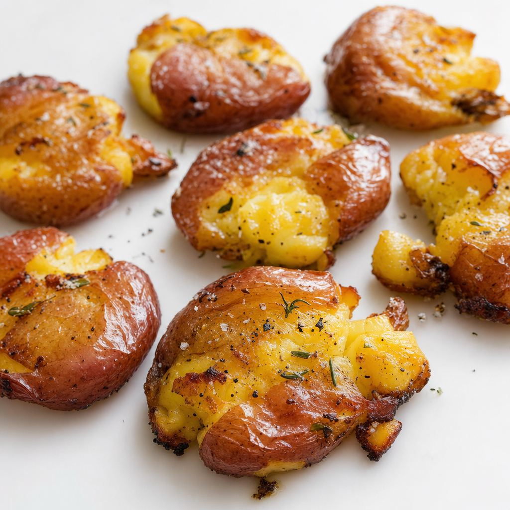 SMASHED RED POTATOES