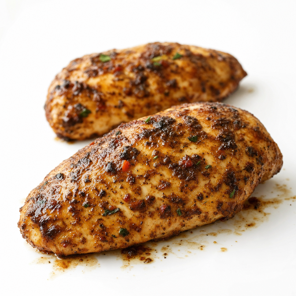 Baked Chicken Breasts with Jerk Sauce