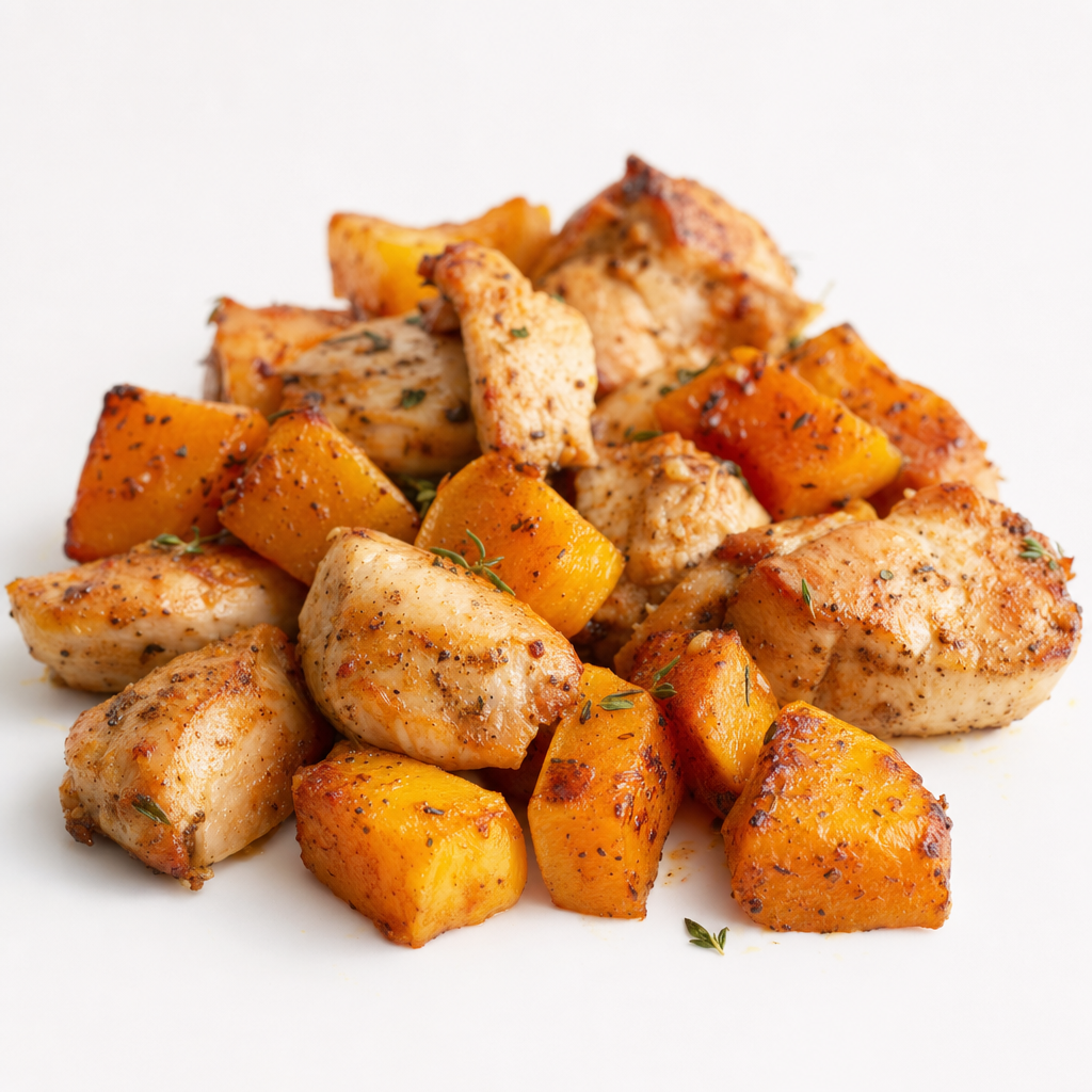 Chicken with Pumpkins
