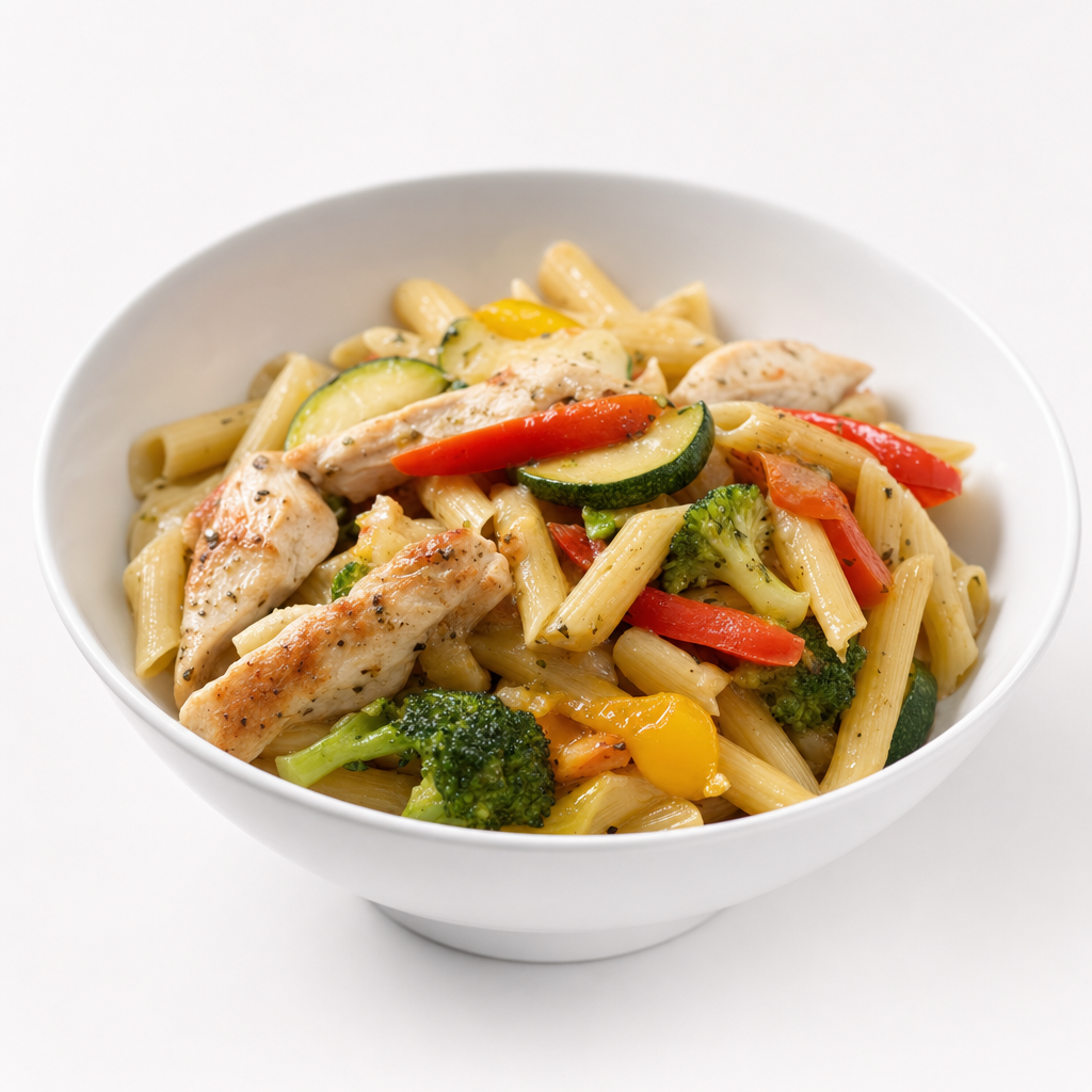 Chicken Pasta Primavera(M 1.5)