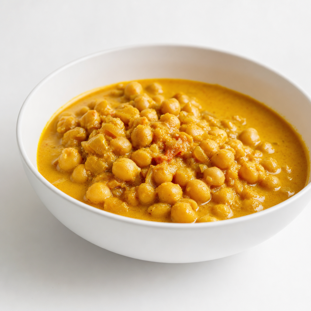 Chickpeas with Coconut Curry