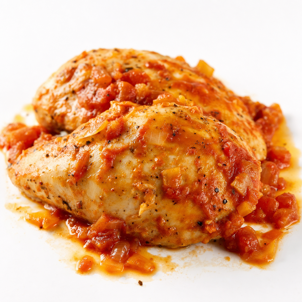 Baked Chicken Breast with Spanish Sauce