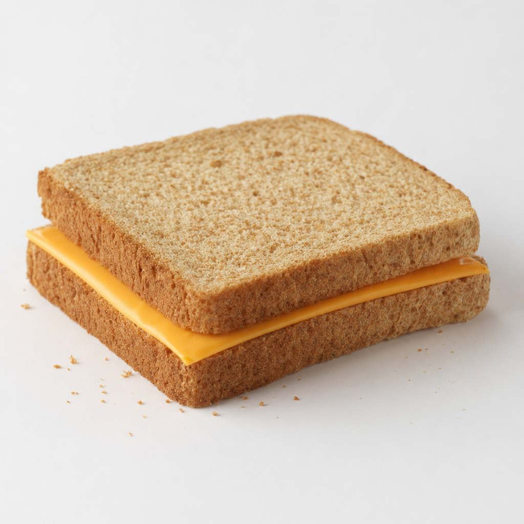 Whole Wheat American Cheese Sandwich