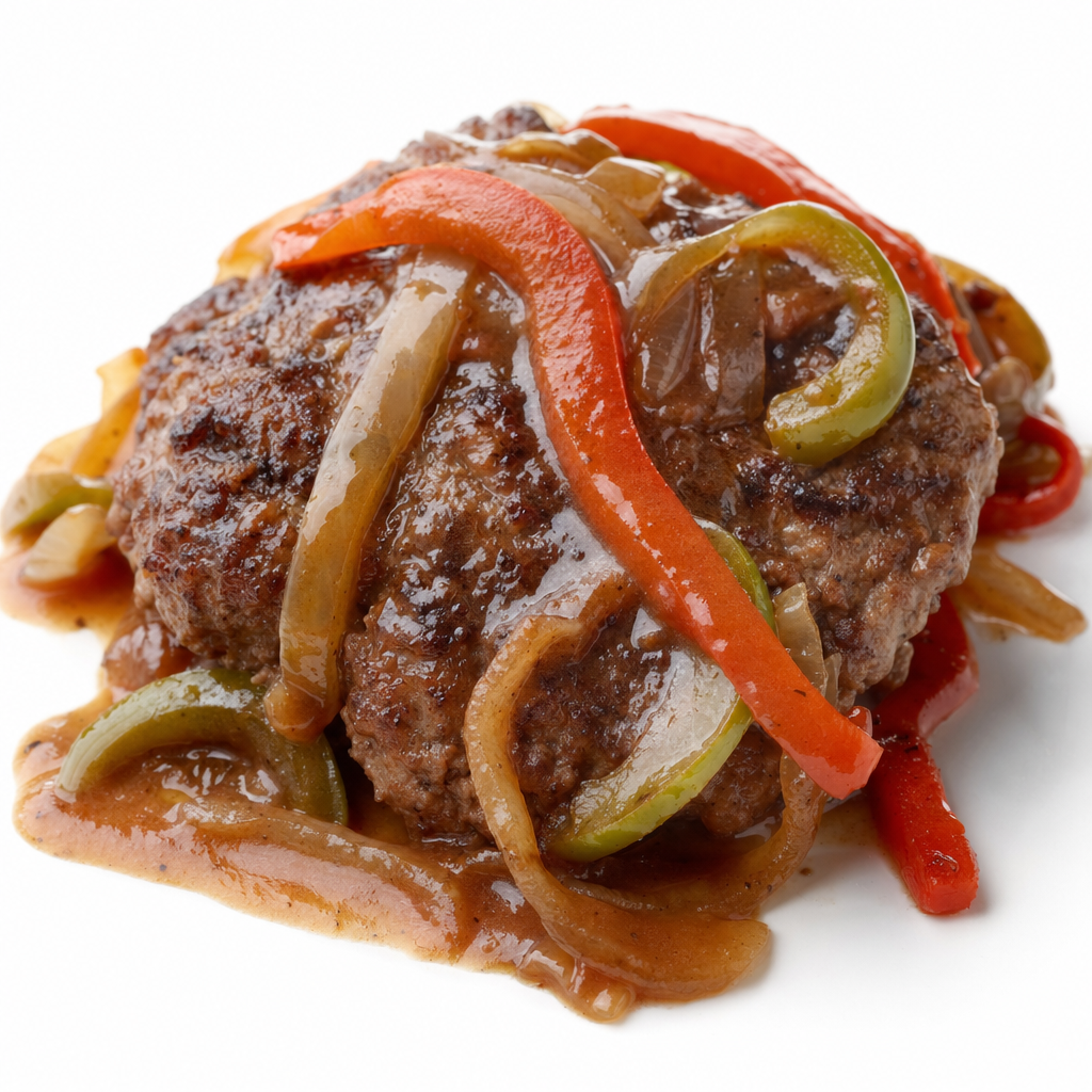 Salisbury Steak with Peppers & Onions
