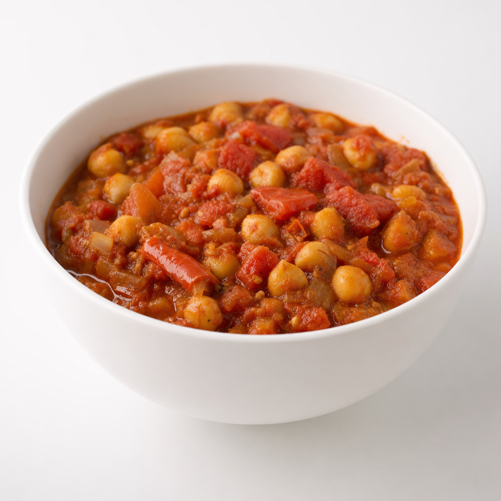 Cumin Spiced Chicpe & Tomato Stew