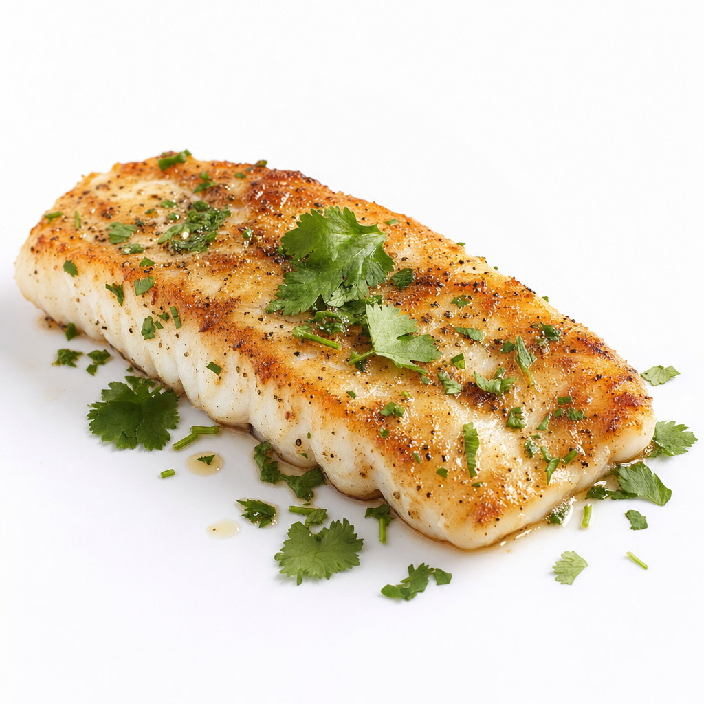 Baked Fish with Cilantro