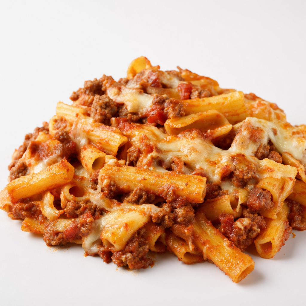 Baked Ziti with Meat Sauce