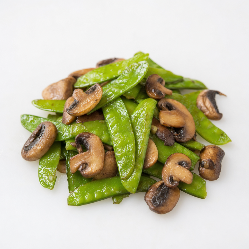 Snow Peas w/Mushrooms