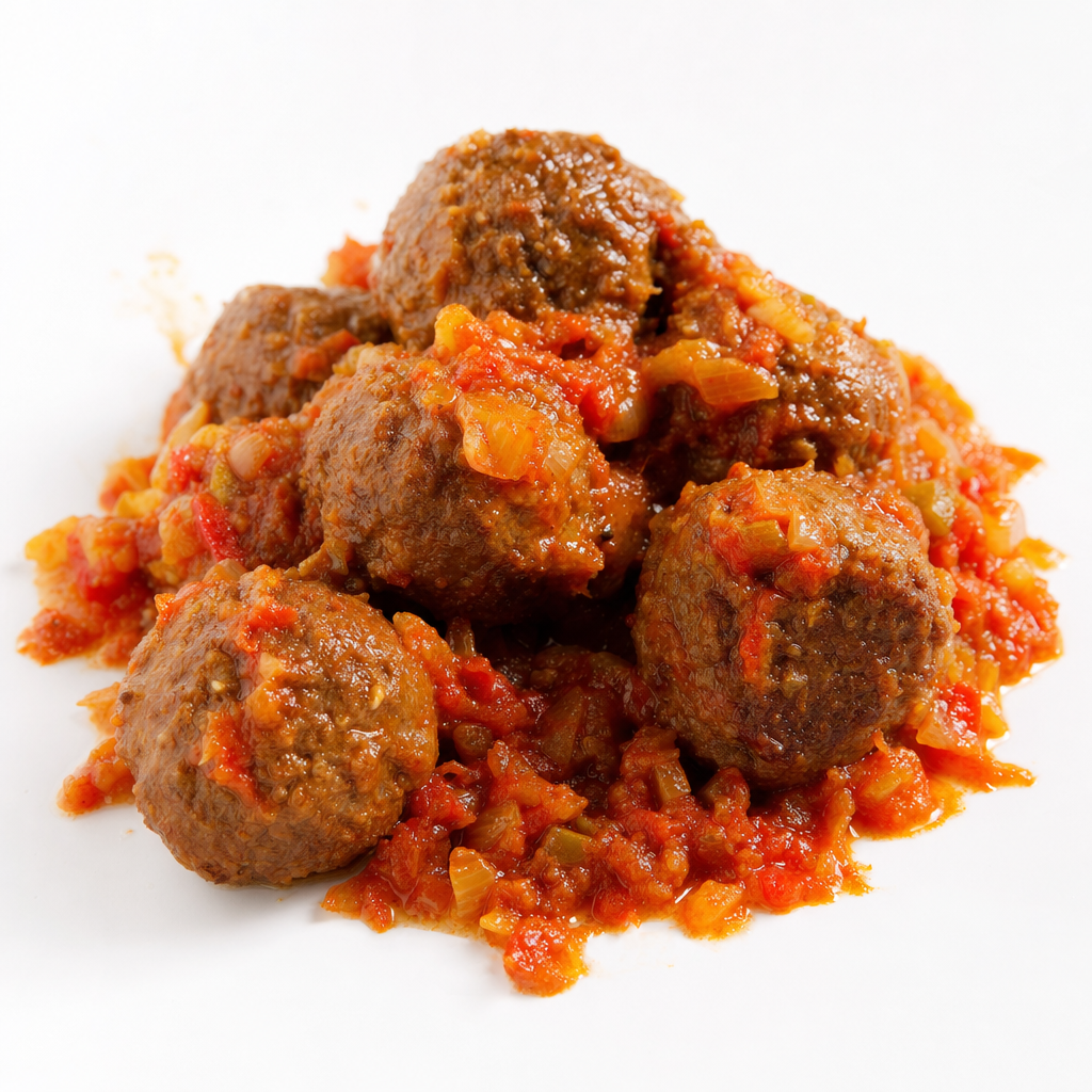 Beef Meatballs with Sofrito Sauce