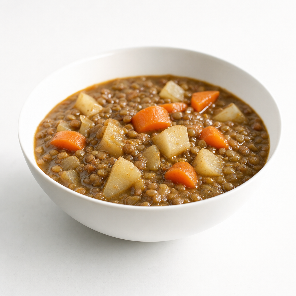 Aromatic Lentil Stew with Carrots & Turnips
