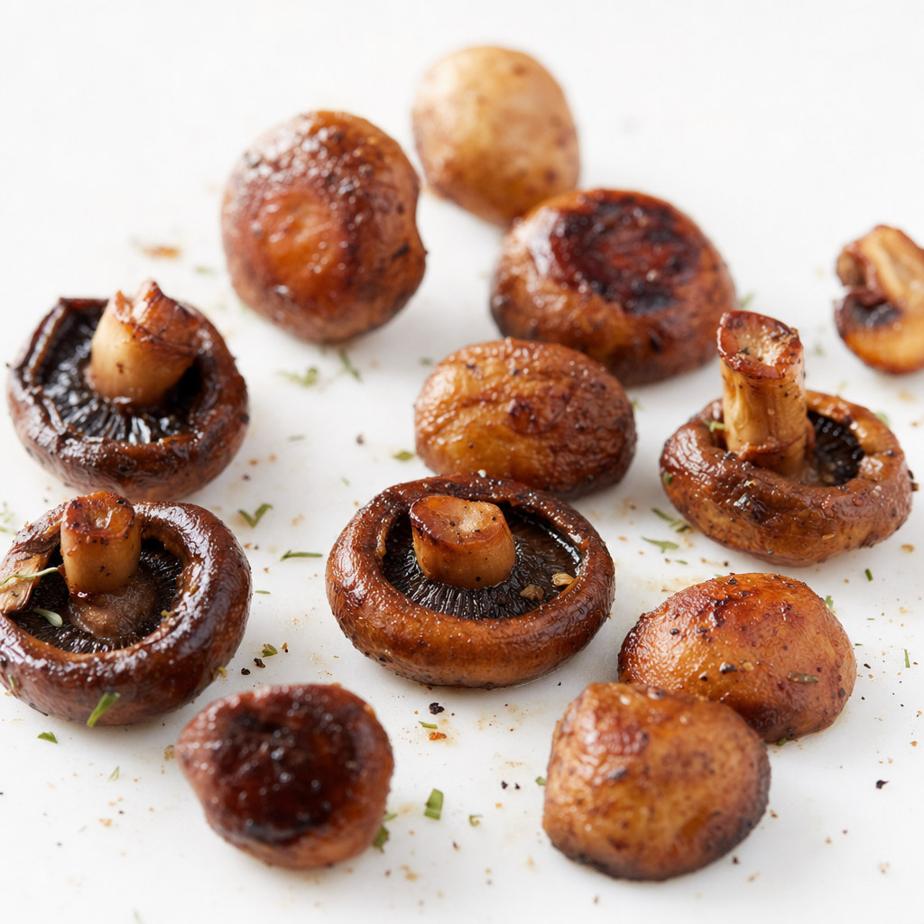 roasted mushrooms