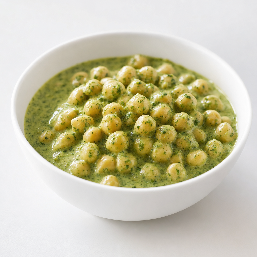 Chickpeas in Cilantro Sauce
