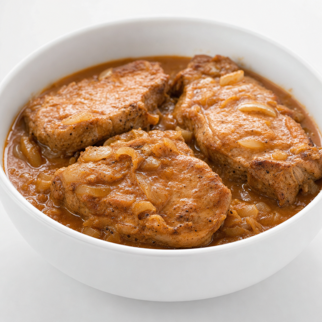STEWED PORK CHOPS
