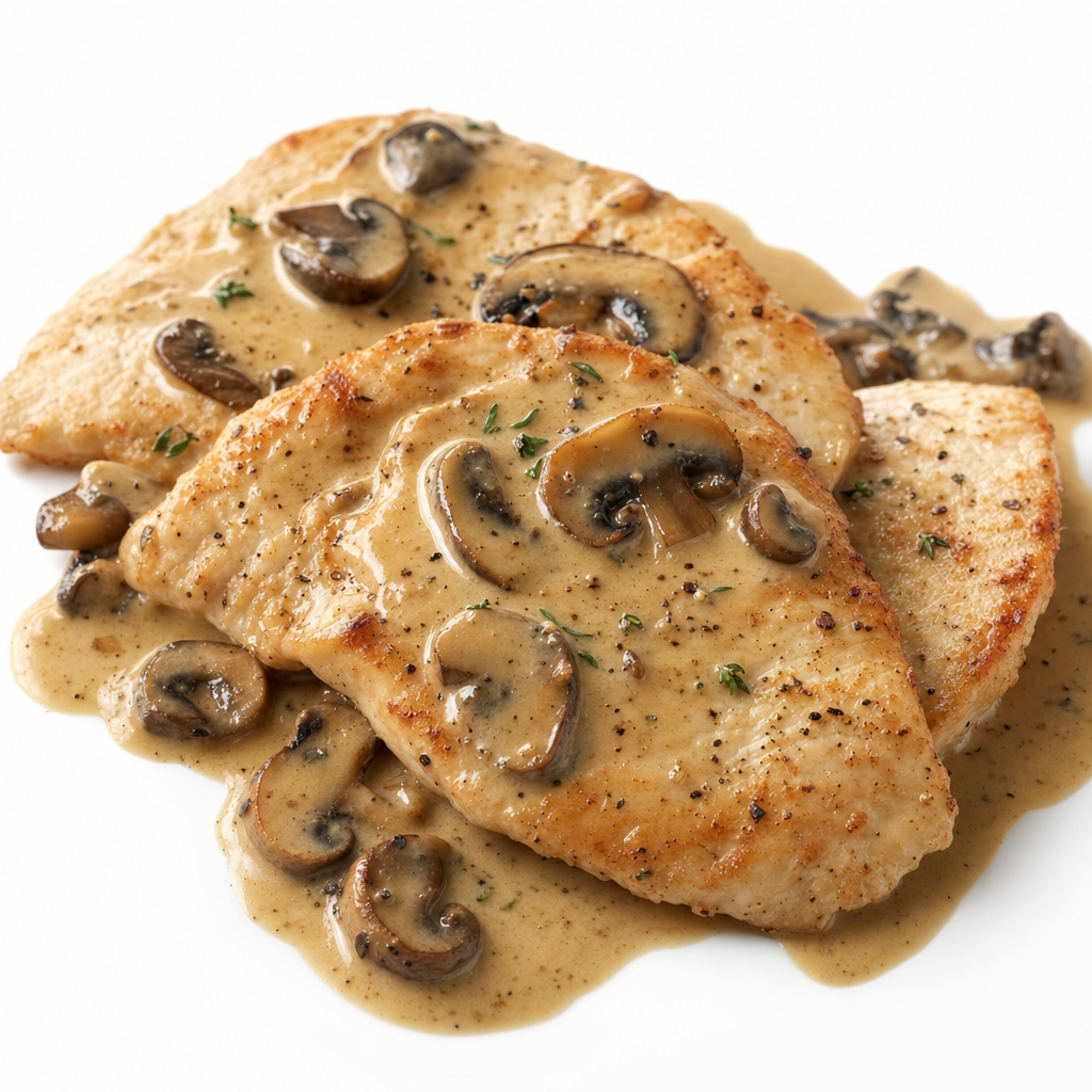 Turkey with Mushroom Sauce