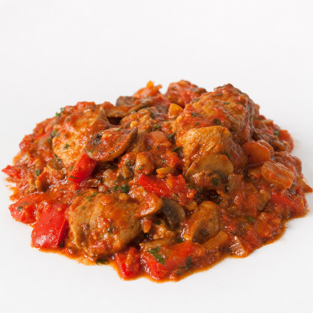 Baked Pork Cacciatore Sauce