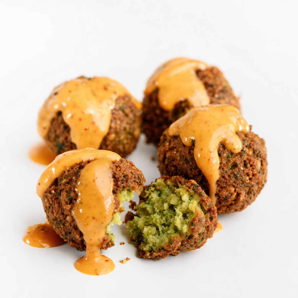 Falafel with Hawaiian Sauce