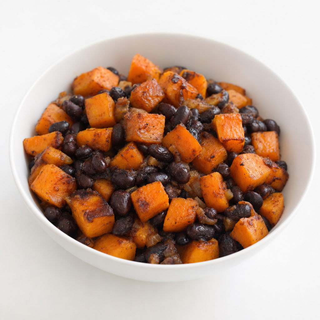 Black Beans & Sweet Potatoes