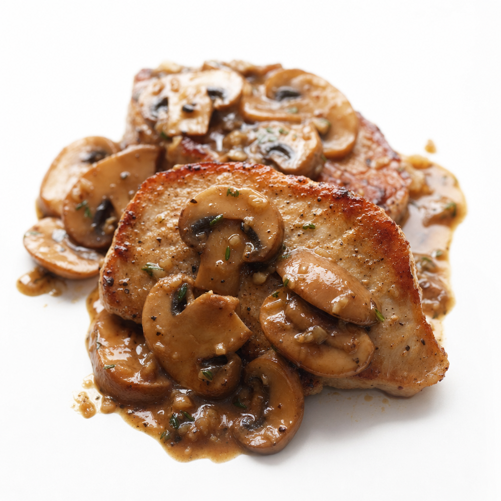 Pork cutlet Mushroom sauce