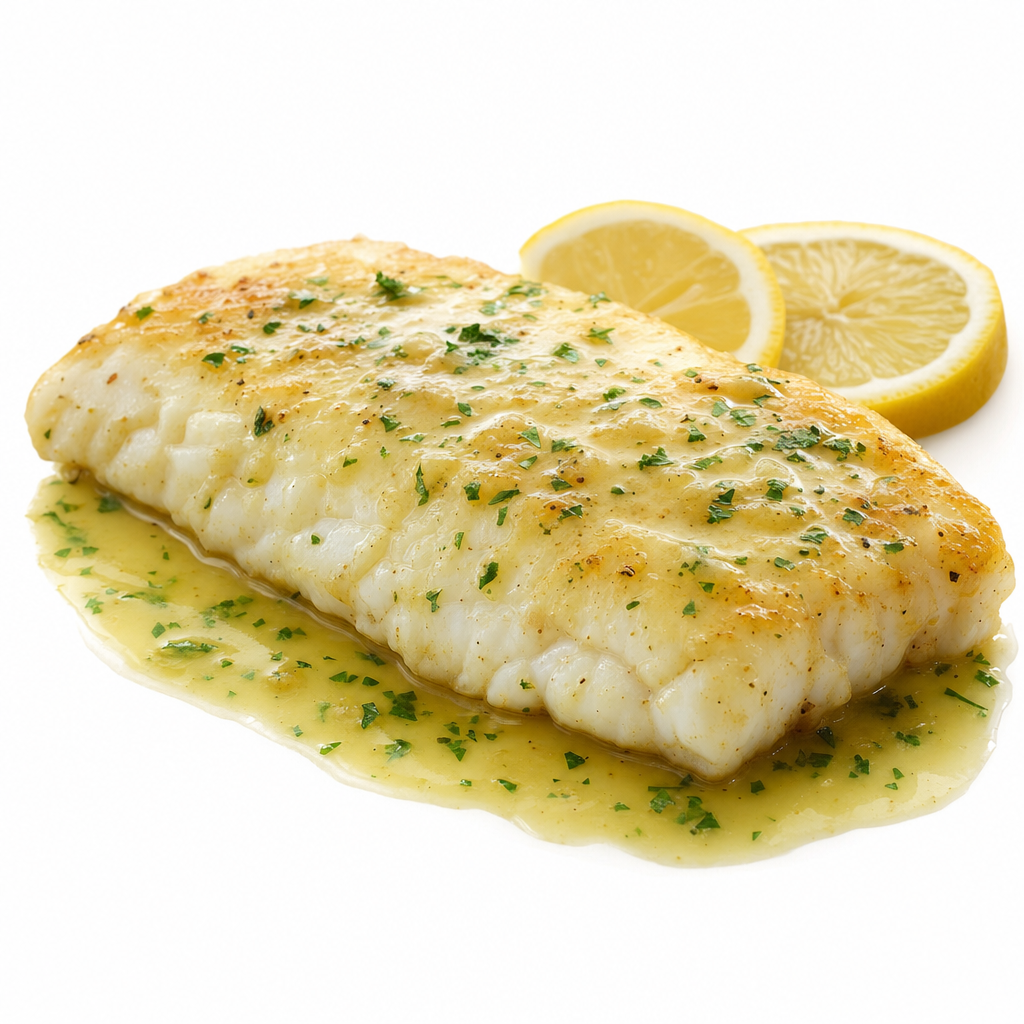 Fish w/ lemon sauce