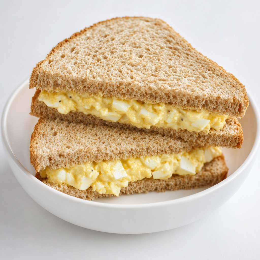 Whole Wheat Egg Salad Sandwich